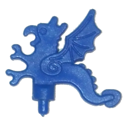 Minifigure, Plume Dragon - Blue