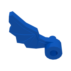 Minifigure, Plume Dragon Wing Right - Blue