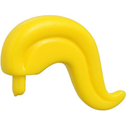 Minifigure, Plume Feather Large - Yellow