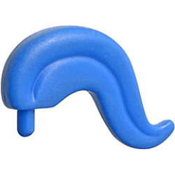Minifigure, Plume Feather Large - Blue