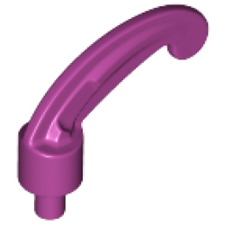 Minifigure, Plume Feather Small - Magenta