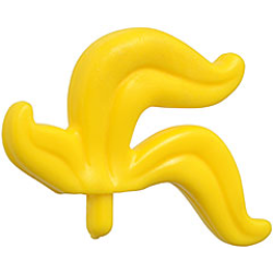 Minifigure, Plume Feather Triple - Yellow