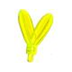 Minifigure, Plume Feathers with Small Pin - Trans-Neon Green