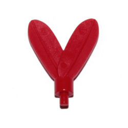 Minifigure, Plume Feathers with Small Pin - Red
