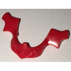 Minifigure, Visor Chin Guard Elaborate - Red