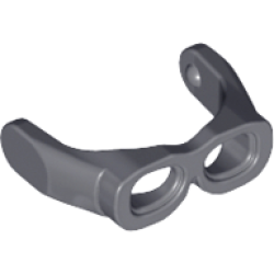 Minifigure, Visor Goggles - Dark Bluish Gray