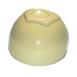 Minifigure, Visor Large with Trapezoid Area on Top - Tan