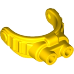 Minifigure, Visor Night Vision / Robot Goggles - Yellow