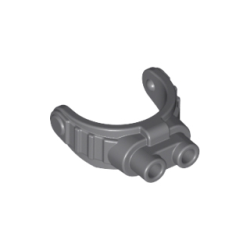 Minifigure, Visor Night Vision / Robot Goggles - Dark Bluish Gray