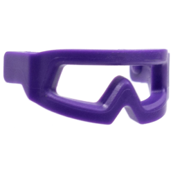 Minifigure, Visor Snow Goggles - Dark Purple