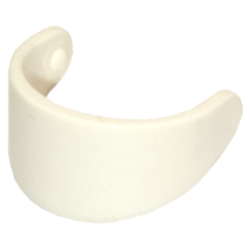 Minifigure, Visor Standard - White