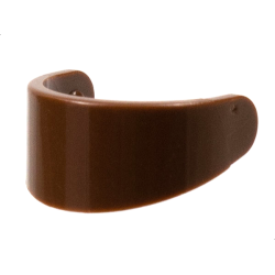 Minifigure, Visor Standard - Brown