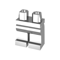 Hips and Legs Plain - Chrome Silver