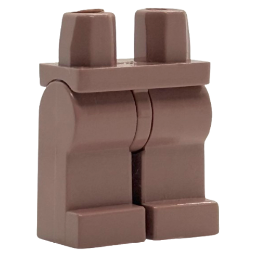 Деталь LEGO 970c00 Hips and Legs Plain - Sand Red