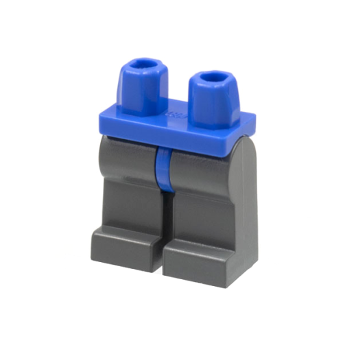 Деталь LEGO 970c85 Hips and Dark Bluish Gray Legs - Blue-Violet