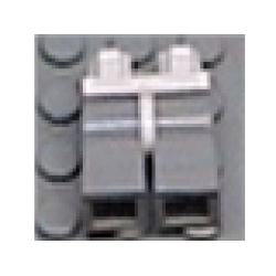 Hips and Light Gray Legs - White