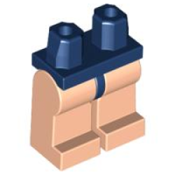 Hips and Light Nougat Legs - Dark Blue