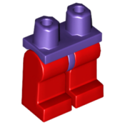 Hips and Red Legs - Dark Purple