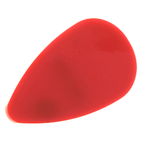 Деталь LEGO 2586 Minifigure, Shield Oval - Red