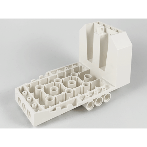 Деталь LEGO 42601c01 Aircraft Fuselage Aft Section Angular Bottom 6 x 10 x 5 - White