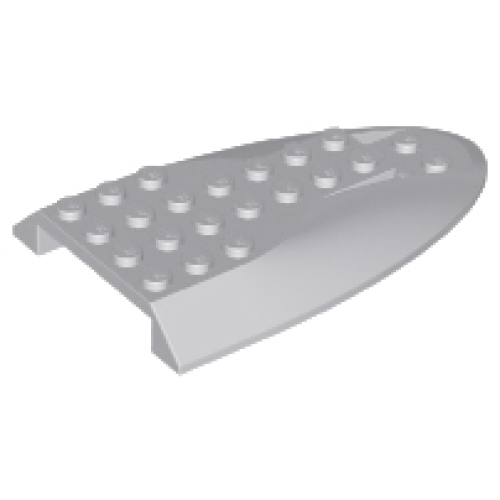 Деталь LEGO 87615 Aircraft Fuselage Aft Section Curved Top 6 x 10 - Light Bluish Gray