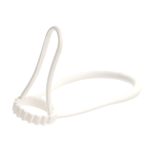 Деталь LEGO 6204b Belville Horse Bridle - Flexible Rubber - White