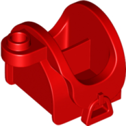 Friends Horse Saddle with Stirrups and Top Stud - Red