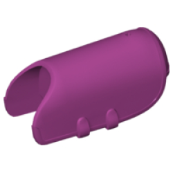 Horse Barding with 2 Clasps - Magenta