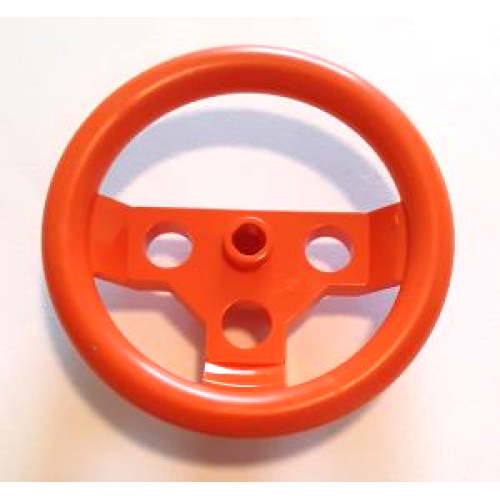 Деталь LEGO 2741 Technic, Steering Wheel Large - Reddish Orange