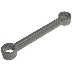 Technic, Link 1 x 6 with Stoppers - Dark Gray