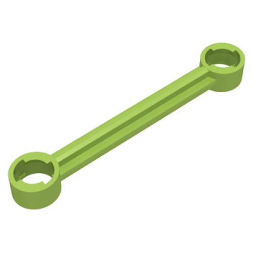 Деталь LEGO 2739b Technic, Link 1 x 6 with Stoppers - Lime