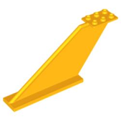 Tail 12 x 2 x 5 - Bright Light Orange