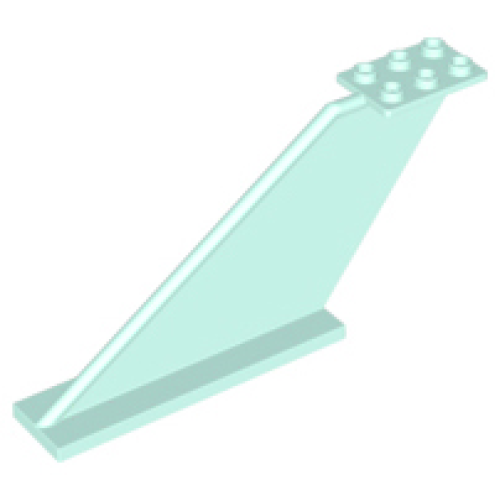 Деталь LEGO 87614 Tail 12 x 2 x 5 - Light Aqua