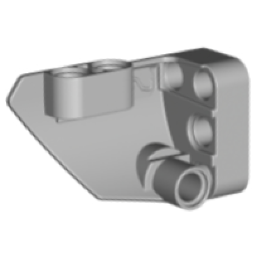 Деталь LEGO 87086 Technic, Panel Fairing # 2 Small Smooth Short, Side B - Light Bluish Gray