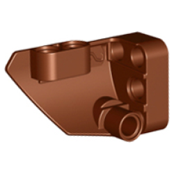 Technic, Panel Fairing # 2 Small Smooth Short, Side B - Reddish Brown