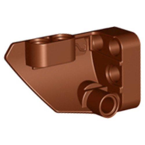 Деталь LEGO 87086 Technic, Panel Fairing # 2 Small Smooth Short, Side B - Reddish Brown