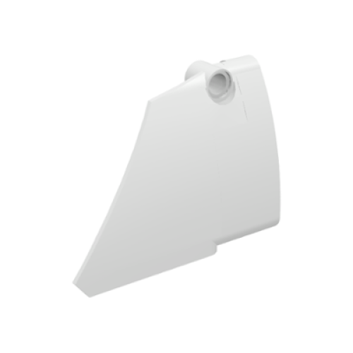 Деталь LEGO 64680 Technic, Panel Fairing #14 Large Short Smooth, Side B - White