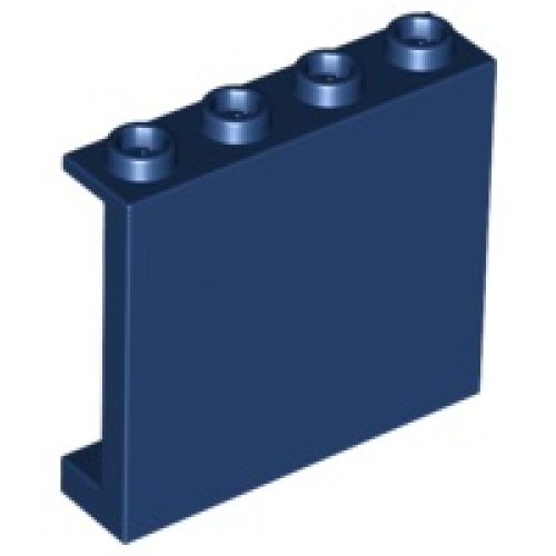 Деталь LEGO 60581 Panel 1 x 4 x 3 with Side Supports - Hollow Studs - Dark Blue