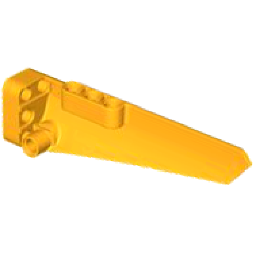 Деталь LEGO 64681 Technic, Panel Fairing # 5 Long Smooth, Side A - Bright Light Orange