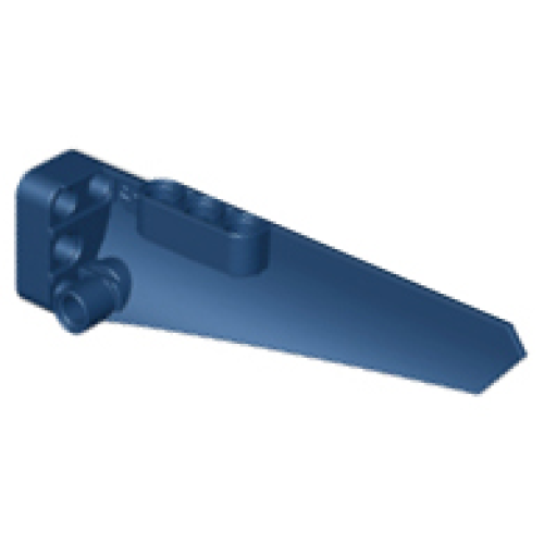 Деталь LEGO 64681 Technic, Panel Fairing # 5 Long Smooth, Side A - Dark Blue