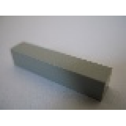 Modulex Tile 1 x 5 (no Internal Supports) - Mx Light Gray