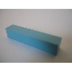 Modulex Tile 1 x 5 (no Internal Supports) - Mx Pastel Blue