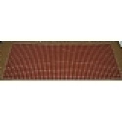 Modulex Perforated Foil Sheet 20 x 50 - Mx Foil Red