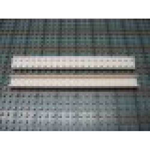 Деталь LEGO Mx1613 Modulex Channel Sliding, Top Slide 2 x 20 (with studs) - Mx White