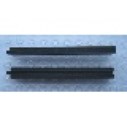 Modulex, Window Frame Section, Double Upright (9 stud length) - Mx Black