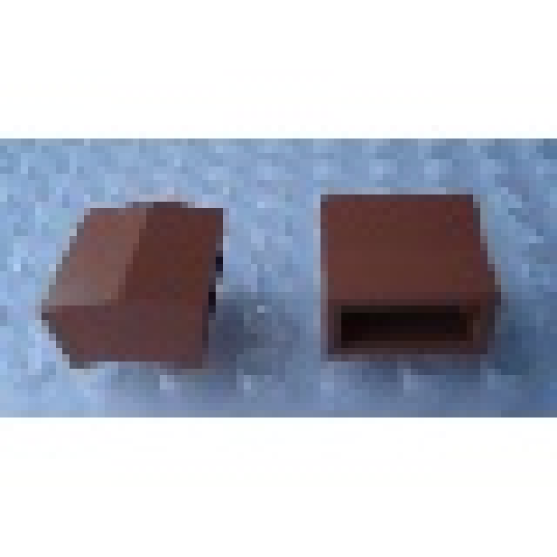 Деталь LEGO Mx2406B Modulex, Brick Angle 2L, 9 degrees, 1:6 slope - Mx Terracotta