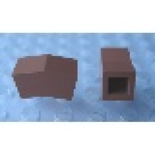 Деталь LEGO Mx2406A Modulex, Brick Angle 1L, 9 degrees, 1:6 slope - Mx Terracotta