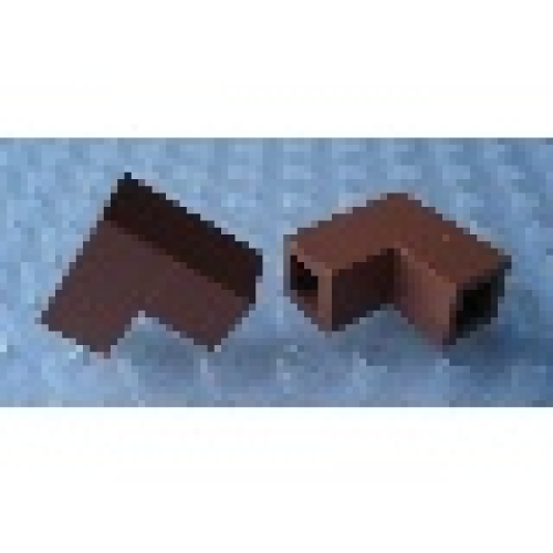 Деталь LEGO Mx2401A Modulex, Brick Angle 1L, 45 degrees, 1:1 slope - Mx Terracotta