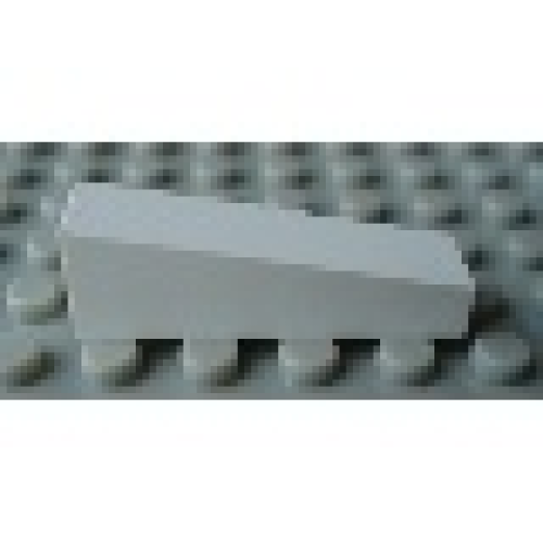 Деталь LEGO Mx1561B Modulex Slope 1 x 4 (9 degrees, 1:6 slope) - Mx White