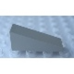 Modulex Slope 1 x 3 (18 degrees, 1:3 slope) - Mx Light Gray